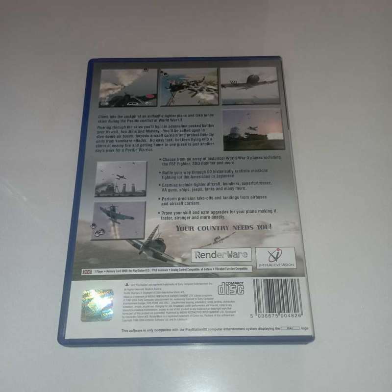 Pacific Warriors II: Dogfight [PS2]  **CIB**